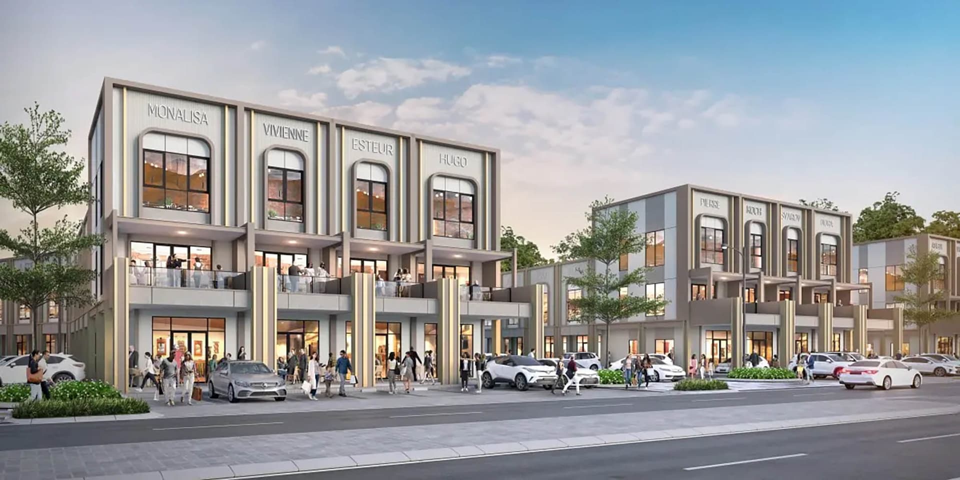 Modern building exterior