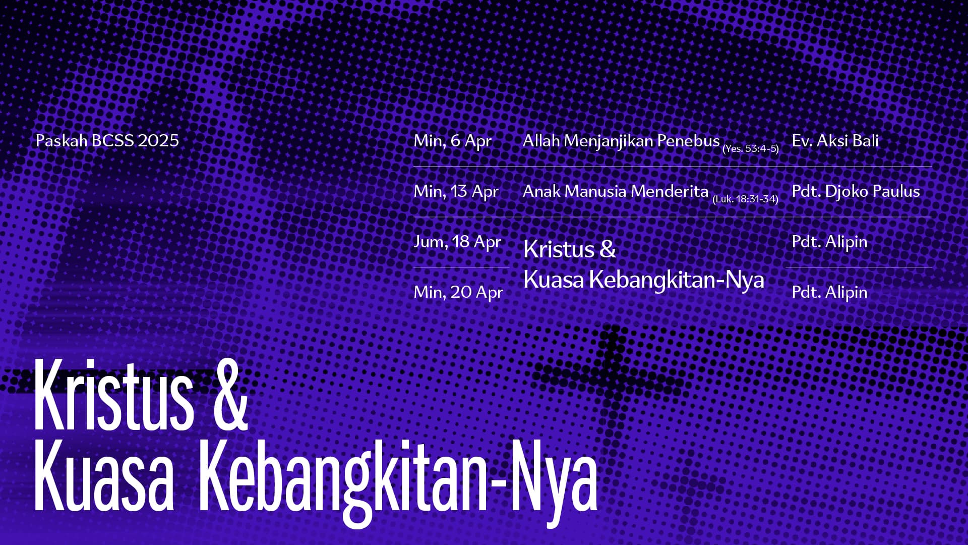 Kristus & Kuasa Kebangkitan-Nya screenshot 1